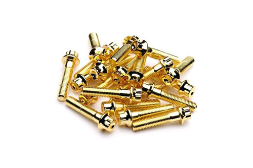 32mm gold vergoldet 3tlg - 32mm,