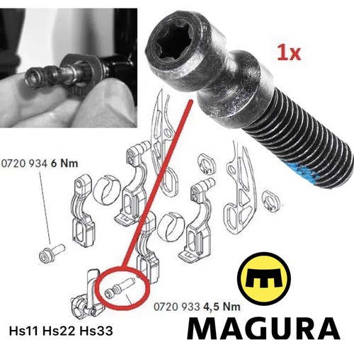 Magura felgenbremse - 1x, m6