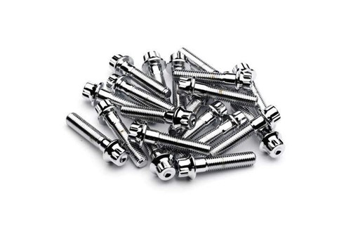 32mm chrom verchromt - 32mm, 3tlg